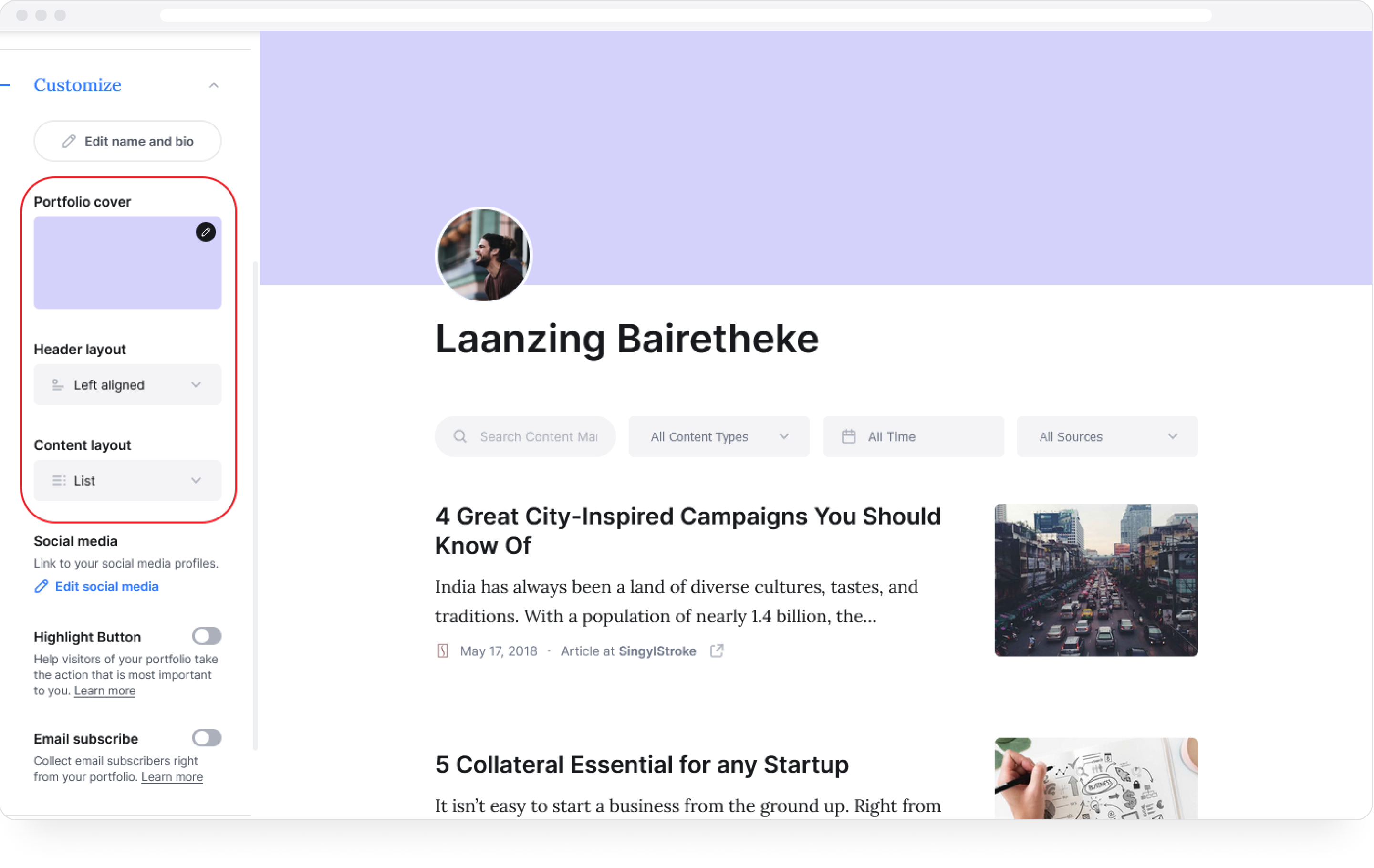 https://authory.com/blog/content/images/2022/10/Customizing-your-portfolio-02---Laanzing-in-a-mac.png