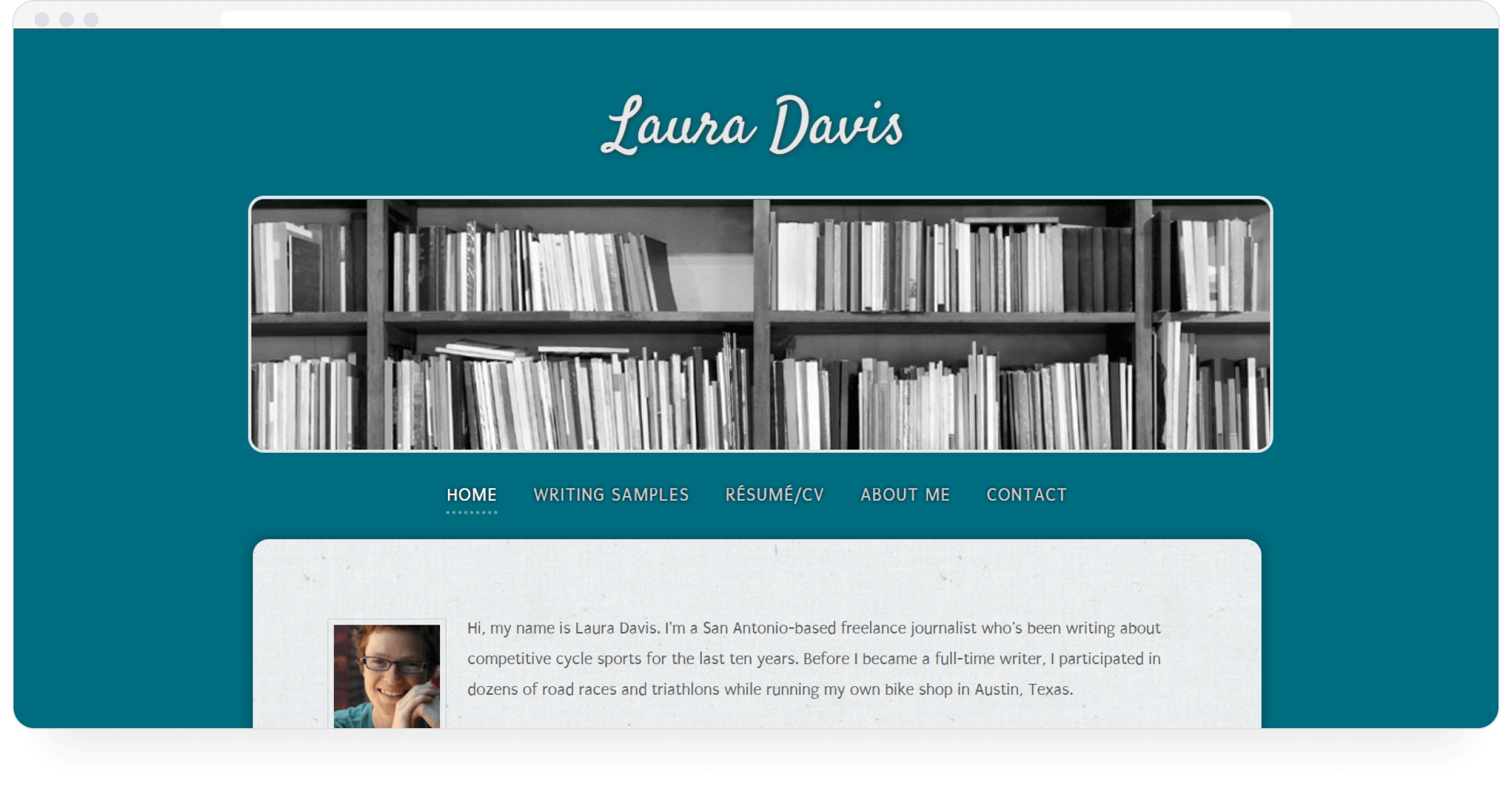 Laura Davis' portfolio on Writer's Residence