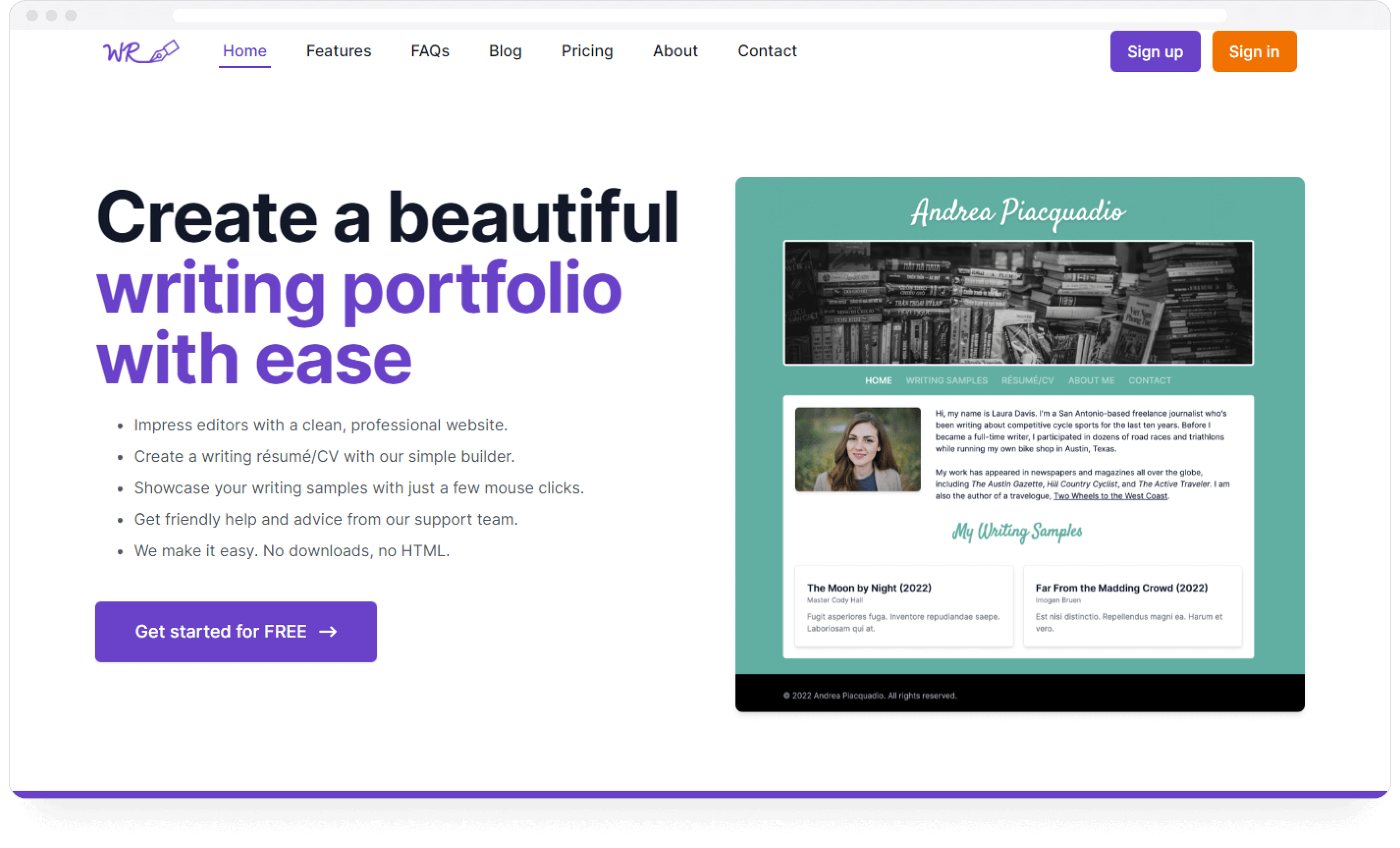 The List of 10 Best Writing Portfolio Websites