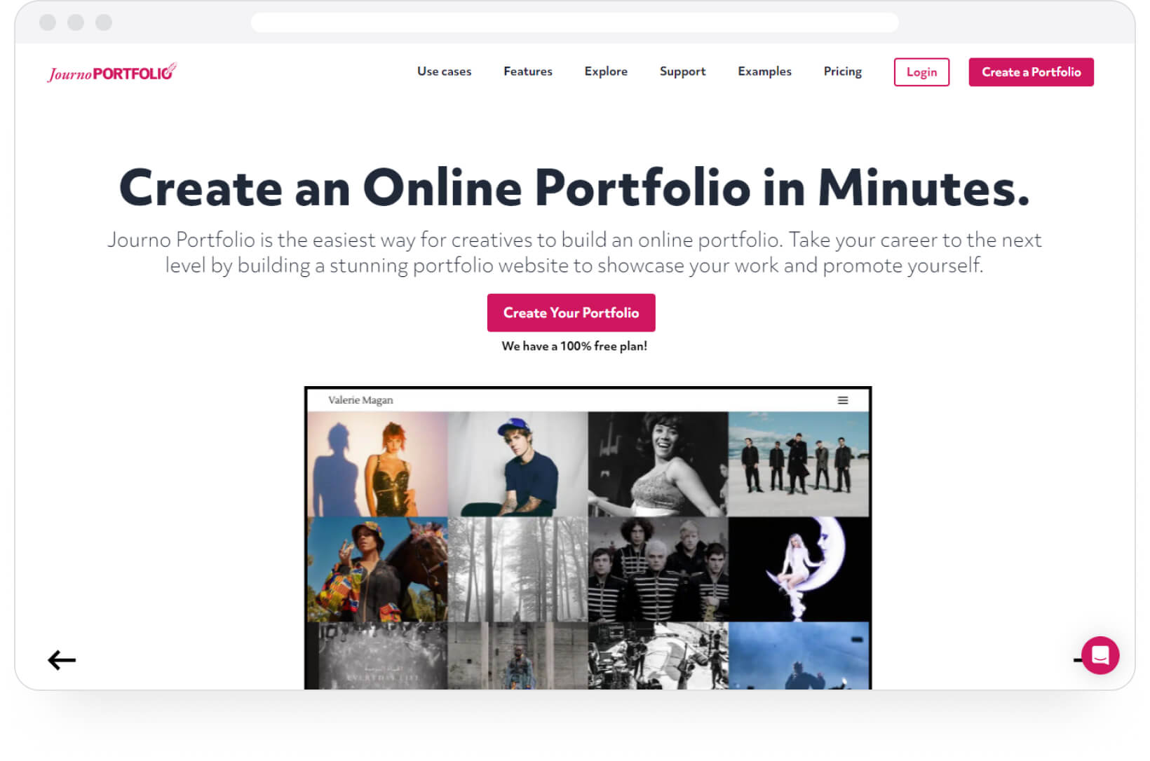 Contently portfolio alternative 2: Journo Portfolio