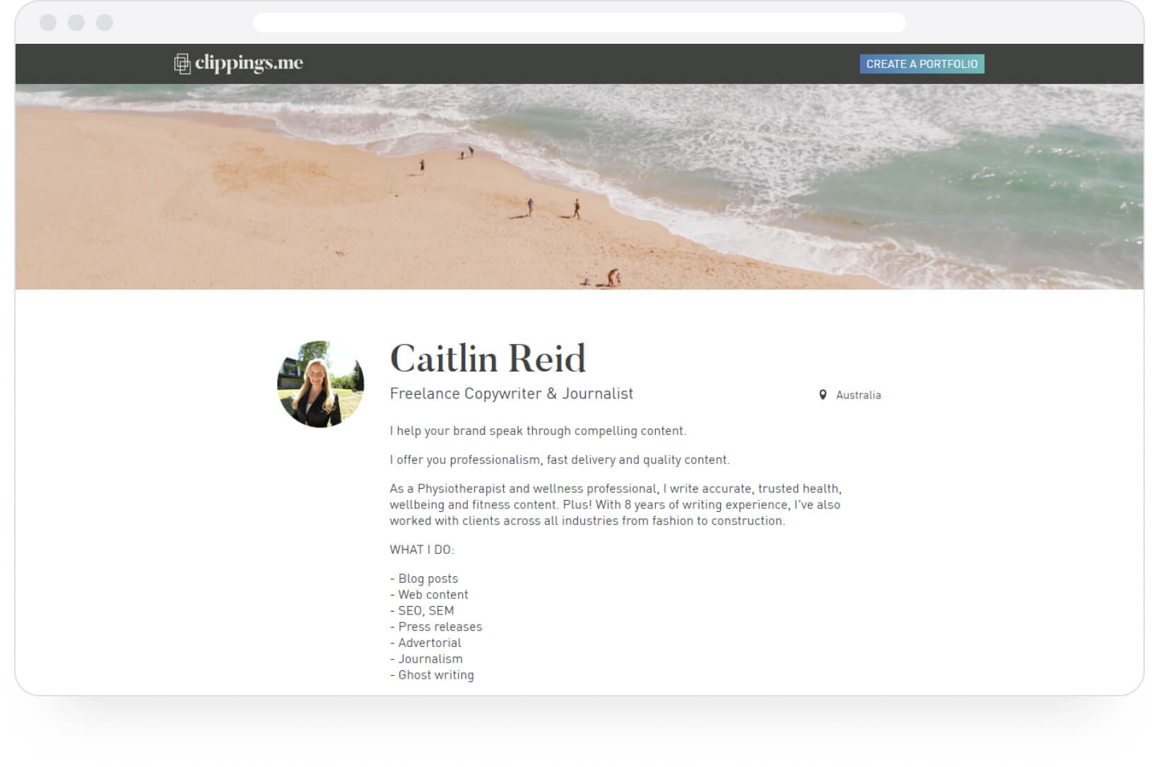 Clippings.me: a Portfolio Site for Writers, Freelancers and